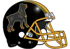 Rottweiler Fantasy Football Helmet Logo