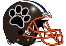 Mud Dogs Fantasy Football Helmet Logo