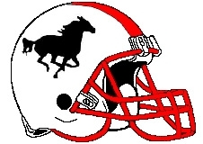 Mustangs Fantasy Football Helmet Logo