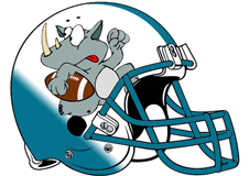 Rhino Fantasy Football Helmet Logo