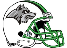 Wolf Fantasy Football Helmet Logo