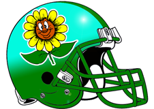 sun-flower-logo-fantasy-football-helmet