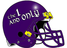 The 1 and Only Fantasy Football Helmet Logo