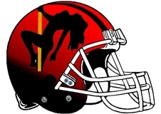 girl-on-stripper-pole-fantasy-football-helmet-logo