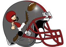 punter-fantasy-football-helmet-logo