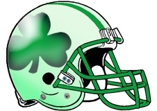 green-clover-shamrock-fantasy-football-helmet