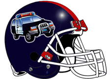 police-car-fantasy-football-helmet