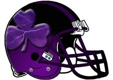 purple-shamrock-fantasy-football-helmet