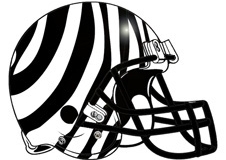 zebra-stripes-fantasy-football-helmet
