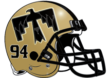 gold-football-helmet-number-94-thunderbird